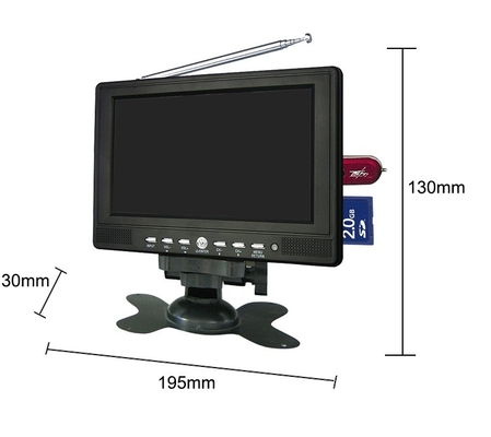Caméra de secours sans fil moniteur IP67 1024x768 de TFT LCD de moniteur de voiture d'affichage à cristaux liquides de 7 pouces