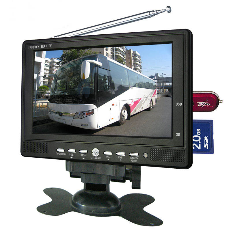 Caméra de secours sans fil moniteur IP67 1024x768 de TFT LCD de moniteur de voiture d'affichage à cristaux liquides de 7 pouces