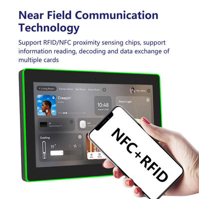 15.6 pouces RK3566 NFC POE Tablette de puissance PC Monté sur le mur Assemblée Android Tablette avec lumière LED