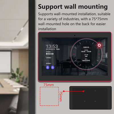 15.6 pouces RK3566 NFC POE Power Android Tablet PC pour la gestion des salles de réunion montées sur le mur