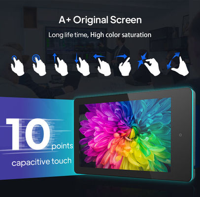 Système de réservation de salles de réunion 14 pouces RK3568 Tablette Android avec lumière LED pour salles de conférence