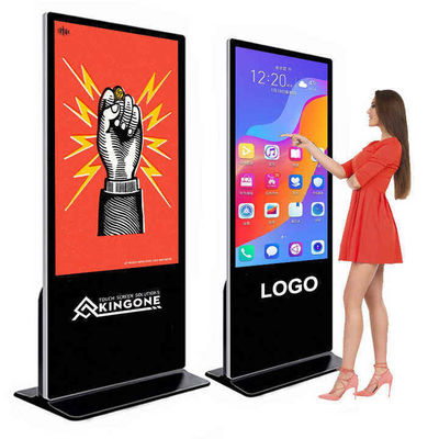 Machine de publicité interactive multi-touch de 32 pouces avec écran HD 1080P / 4K et prise en charge du système Android / Win