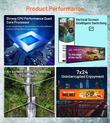 19 pouces sur le mur de type barre publicitaire machine 1920x360 tablette Android
