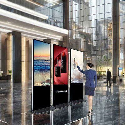 Affichage publicitaire LCD vertical de 86 pouces pour les kiosques intérieurs