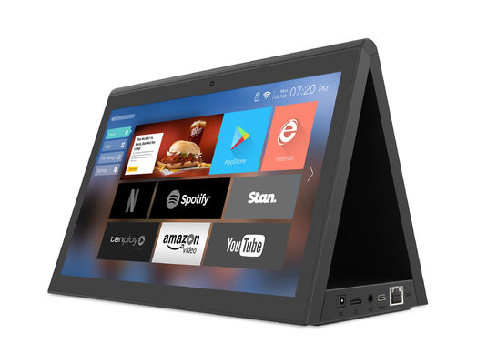 10Tablette de commande de restaurant à double écran de 1 pouce avec résolution HD 1280x800 Processeur RK3288 et OS Android