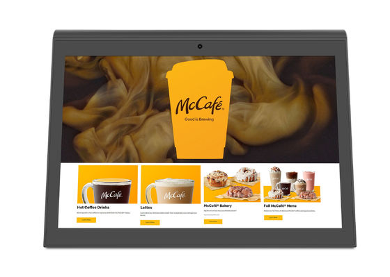 10Tablette de commande de restaurant à double écran de 1 pouce avec résolution HD 1280x800 Processeur RK3288 et OS Android