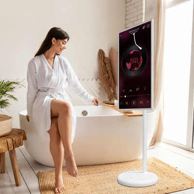 21.5 pouces RK3588 Stand By Me Écran tactile mobile Moniteur de sol debout Android sans fil Portable Smart TV Pour la maison