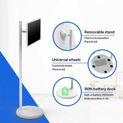 27 pouces RK3566 8+128GB Grande mémoire Stand By Me Portable TV Machine de diffusion en direct