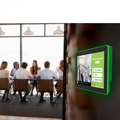 10Tablette Smart Home de 0,1 pouce avec processeur RK3566 et barre lumineuse LED à quatre côtés - Écran de commande Android mural