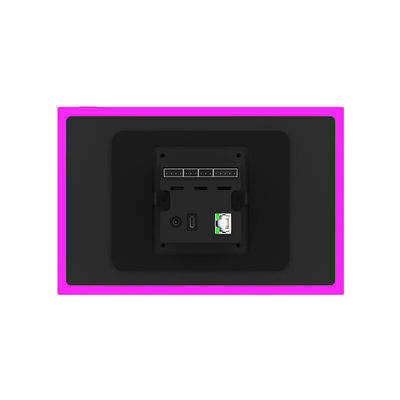 10.1 pouce Tablette de commande de la maison intelligente montée sur le mur entourant la lumière LED pour un confort ultime