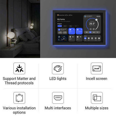 15.6 pouces RK3399 Tablette Android montée sur le mur Parfait pour le contrôle de l'écran de la maison intelligente