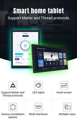 9.7 pouces RK3399 PoE Power Smart Tablet avec écran IPS pour le contrôle de la maison intelligente