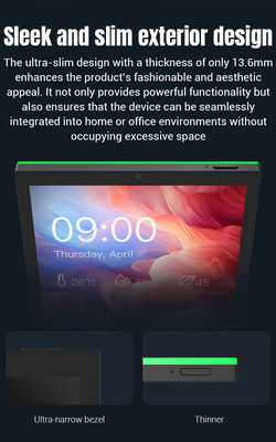 9.7 pouces Android 13 tablette d'automatisation tout en un RK3566 écran de contrôle de la maison intelligente