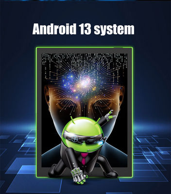 9.7 pouces RK3566 4+32GB POE NFC Mur monté Android 13 Tablette Smart Home Control Tablette PC avec barre lumineuse LED