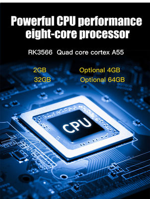 9.7 pouces RK3566 4+32GB POE NFC Mur monté Android 13 Tablette Smart Home Control Tablette PC avec barre lumineuse LED