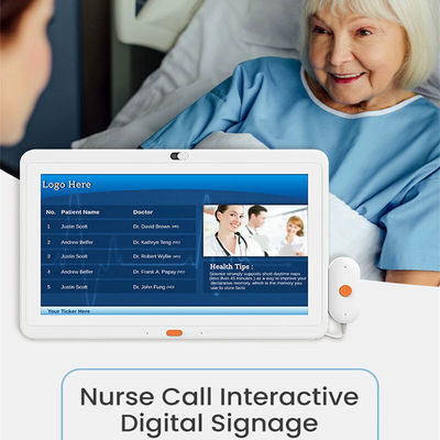 Personnalisable 13,3 pouces RK3399 CPU Tablette d'hôpital de qualité médicale montée sur le mur avec caméra 5.0M/P