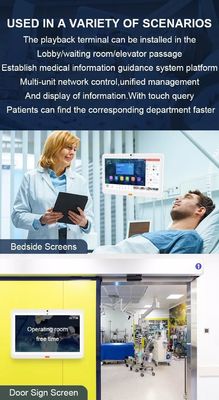 Hôpital Tablette de soins de santé de 15,6 pouces Android Tout en un Tablette de qualité industrielle médicale avec caméra de prise de contact