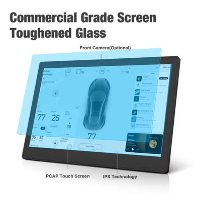 Affichage publicitaire mural de haute luminosité de 24 pouces RK3399 POE Tablet PC Android pour le commerce de détail