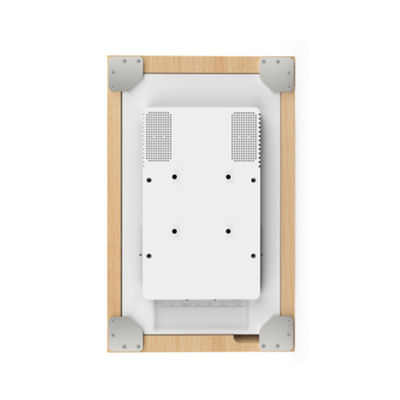 Tablette publicitaire murale 15,6 pouces RK3568 4+32 Go NFC POE Écran tactile Cadre en bois pour entreprise Tablette Android 14
