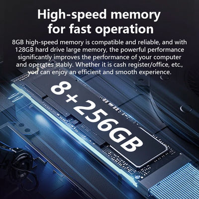 Nouvelle conception 17 pouces N5095 CPU Machine POS 8+256 Go Grande mémoire Win10 Caisse enregistreuse de vente au détail Terminal POS