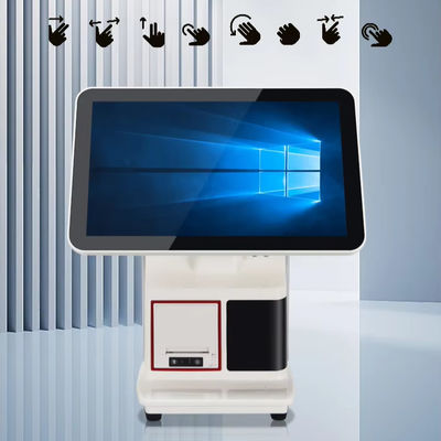 Système d'exploitation Android 15.6 pouces Écran tactile double Appareil POS pour la facturation et la caisse enregistreuse Epos Tout en un