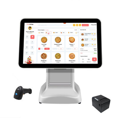 Produit Terminal de trésorerie 15,6 pouces Android POS tout en un supermarché mini caisse enregistreuse avec sortie d'imprimante couleur