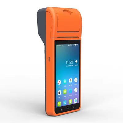 Type de sortie d'imprimante monochrome Terminal de point de vente PDA Android 8.1 de 5,5 pouces pour un traitement simplifié des commandes de restaurant