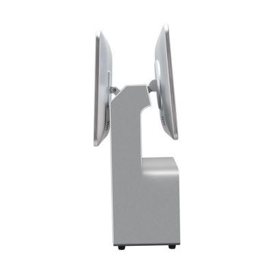 Vente au détail 15.6 pouces double écran tactile tout en un terminal machine avec technologie d'imprimante de transfert thermique