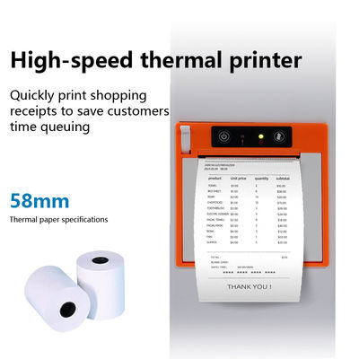 Terminal de caisse enregistreuse intelligente POS tout-en-un commercial abordable à double écran avec écran de 15,6 pouces et mémoire 2G