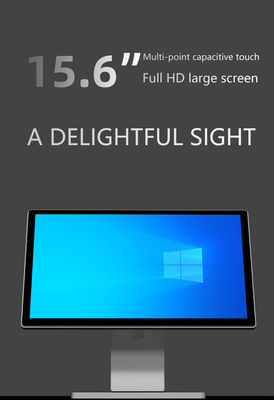 Mémoire DDR3 4 Go Terminal de point de vente POS 15,6 pouces pour restaurant Tout-en-un Machine POS tactile Systèmes POS Windows