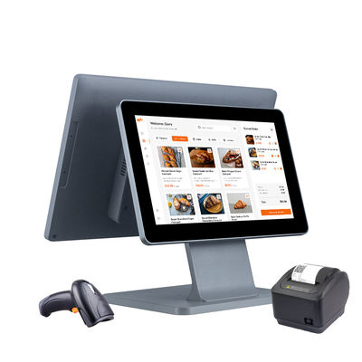 8 Go de mémoire DDR3 15,6 pouces FHD Ultra Thin Frame Full HD Résolution Win11 Système Android POS Écran tactile POS tout en un