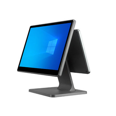 8 Go de mémoire DDR3 15,6 pouces FHD Ultra Thin Frame Full HD Résolution Win11 Système Android POS Écran tactile POS tout en un