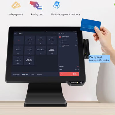 Caisse enregistreuse tactile 15.1/15.6 pouces pour points de vente (POS) en magasin et restaurant, paiement NFC