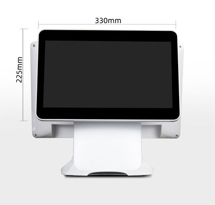 Machine de caisse de restaurant avec une capacité de disque dur de 32/64/128/256GB et un matériau en plastique robuste