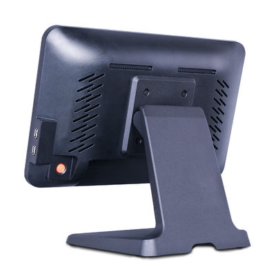 Imprimante de code à barres de type 15.6 pouces Win tout en un écran tactile POS machine de vente au détail caisse 4 64G