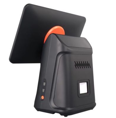 Machine de point de vente au détail 15.6 pouces Terminal de point de vente Android avec scanner et imprimante 4 GB mémoire DDR4 64 GB capacité du disque dur