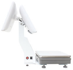 15.4 pouces double écran Win Touch tout en une seule échelle pesant POS Supermarché Hôtel's Ultimate POS Solution avec WIFI / BT