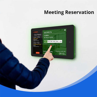 10.1" RK3288 Tablette Android de réservation de salle de réunion avec NFC, POE et LED Light Bar