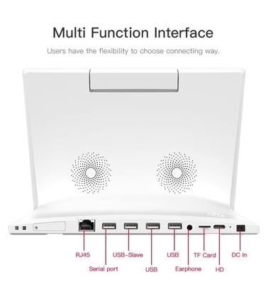 Tablette Android en forme de L de 10,1 pouces, PC, Wi-Fi, NFC, écran tactile, processeur quad-core, bureau intelligent, borne libre-service, kiosque, usage professionnel