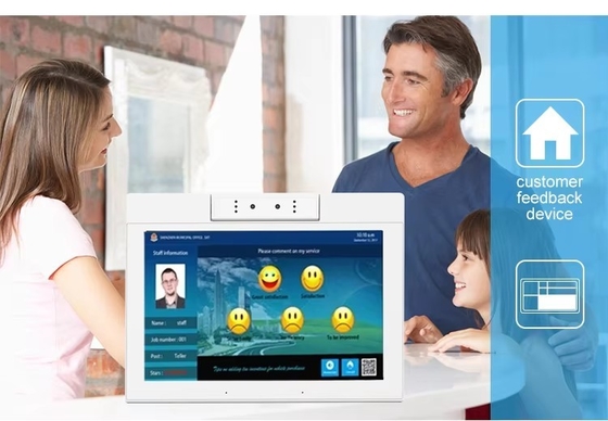 Tablette Android en forme de L de 10,1 pouces, PC, Wi-Fi, NFC, écran tactile, processeur quad-core, bureau intelligent, borne libre-service, kiosque, usage professionnel