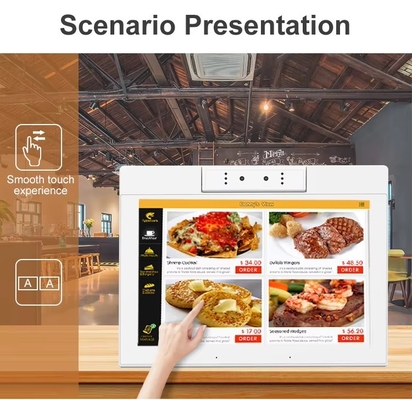 Tablette Android en forme de L de 10,1 pouces, PC, Wi-Fi, NFC, écran tactile, processeur quad-core, bureau intelligent, borne libre-service, kiosque, usage professionnel
