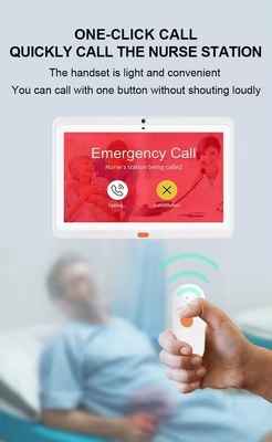 Montage murale 10.1 pouces tablette android pc soins médicaux wifi POE 4G LTE appareil photo prise en charge d'appel infirmière système d'appel pour l'hôpital clinique