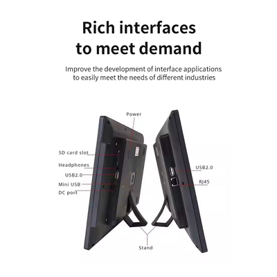 Mur vidéo LCD de 23,6 pouces, affichage publicitaire numérique, Rockchip quad core, alimentation POE, NFC, 4 Go, 32 Go, écran tactile pour magasins de détail