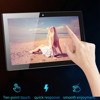 Mur vidéo LCD de 23,6 pouces, affichage publicitaire numérique, Rockchip quad core, alimentation POE, NFC, 4 Go, 32 Go, écran tactile pour magasins de détail