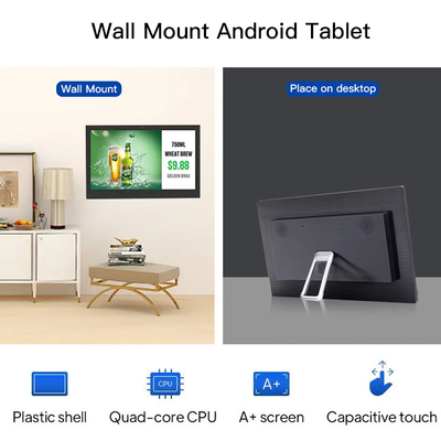 Tablette PC Android 14 pouces et 15,6 pouces, avec emplacement pour carte SIM, réseau 4G LTE, POE, NFC, écran tactile, Quad core, pour l'éducation des enfants, les jeux et l'affichage commercial.