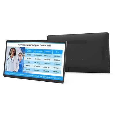 Tablette Android 14 pouces avec connectivité 4G LTE et processeur Quad-Core pour montage mural et affichage d'affiches numériques