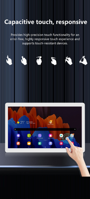 Montage murale 24 pouces Android 12 tablette PC POE NFC écran tactile LCD affichage commercial affichage publicitaire numérique lecteur vidéo