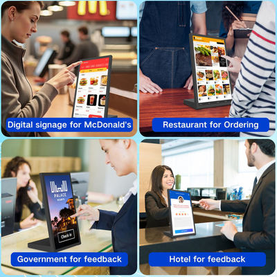 15.6 pouces NFC Tablette de détail Rockchip quad core Tablette Android en forme de L