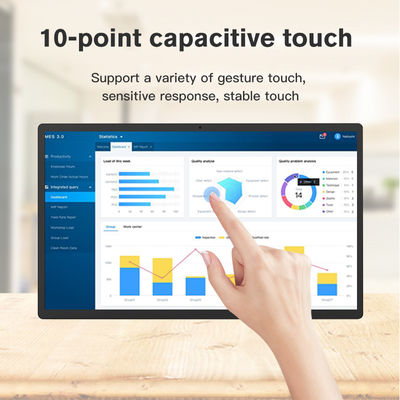 Tablette PC Android 14 de 15,6 pouces, écran tactile mural, RK3576, affichage commercial