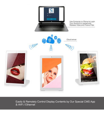 Tablette Android de bureau en forme de L de 13,3 pouces RK3568, borne libre-service POE pour entreprise, restaurant, commande